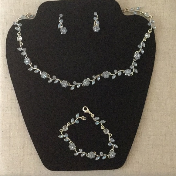 unknown Jewelry - Light Blue Formal Set*